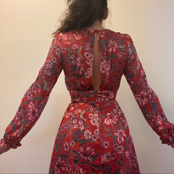 For Love & Lemons x Free People Long Sleeve Floral Dress - Picture 4 of 11